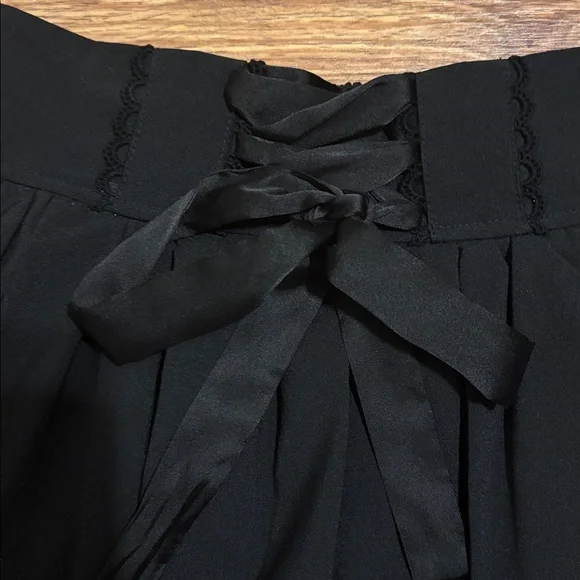 axes Femme Poetique Elegant Black Women's Skirt lace up goth lolita - Picture 3 of 8